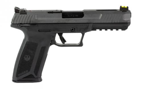 Ruger 57, TALO Edition, Double Action, Semi-automatic, Polymer Frame Pistol, Full Size, 5.7X28MM, 4.94" Barrel, Cobalt Cerakote Slide, Fiber Optic Front and Adjustable Rear Sights, Ambidextrous Manual Safety, 20 Rounds, 2 Magazines, Ambidextrous 16407