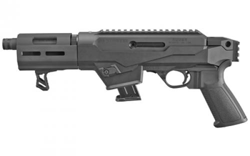 Ruger PC Charger, Take Down, Pistol, Semi-automatic, 9MM, 6.5 Barrel , Threaded Barrel, Aluminum, Matte Finish, Black, Ruger Polymer Pistol Grip, Picatinny Rail, 10 Rounds, 1 Magazine 29101