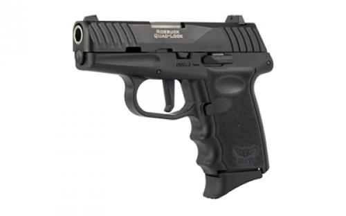 SCCY DVG-1, Striker Fired, Semi-automatic, Polymer Frame Pistol, 9MM, 3.1" Barrel, Black, Matte Finish, Adjustable Rear Blade with Front Dot Sights, No External Safety, 10 Rounds DVG-1CBBK