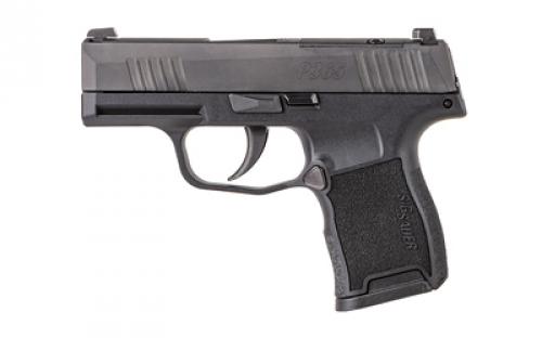 Sig Sauer P365, Striker Fired, Semi-automatic, Polymer Frame Pistol, Sub-Compact, 380 ACP, 3.1 Barrel, Cerakote Finish, Galactic June Bug, SIGLITE Day/Night Sights, 2 Magazines, 10 Rounds, Optics Ready 365-380-BSS