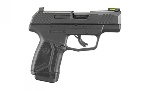 Ruger MAX-9, Striker Fired, Semi-automatic, Polymer Frame Pistol, Sub-Compact, 9MM, 3.20" Barrel, Flat Dark Earth Cerakote, Front TFO Night Sight, Optics Ready, No Thumb Safety, 2 Magazines, (1)-12 Rounds and (1)-10 Rounds 03503