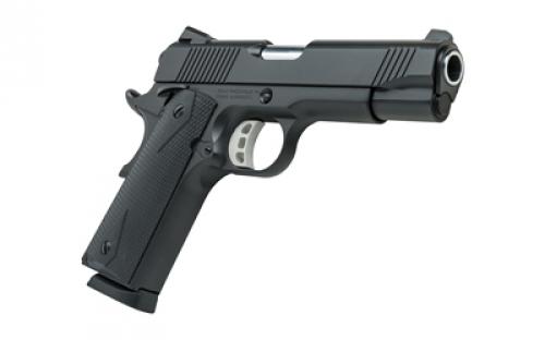 Tisas 1911 Carry, B45, Single Action Only, Semi-automatic, Metal Frame Pistol, Commander, 45 ACP, 4.25" Barrel, Cerakote Finish, Black, Rubber Grips, Novak Style 3-Dot Sights, 8 Rounds, 2 Magazines 10100119