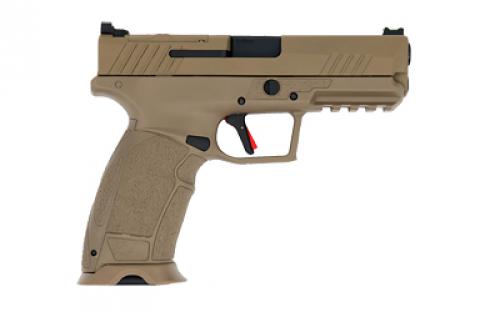 SDS Imports PX-9 Gen 3 Duty, Striker Fired, Semi-automatic, Polymer Frame Pistol, Compact, 9MM, 4.11 Barrel, Cerakote Finish, Flat Dark Earth, Trigger Safety, Fiber Optic Front Sight, Optic Ready, 10 Rounds, 2 Magazines, Interchangeable Back Straps and Side Panels, Right Hand 15000107