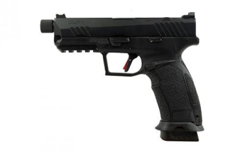SDS Imports PX-9 Gen 3 Duty, Striker Fired, Semi-automatic, Polymer Frame Pistol, Compact, 9MM, 4.69 Barrel - Threaded, Tenifer Finish, Black, Trigger Safety, Fiber Optic Front Sight, Optic Ready, 20 Rounds, 2 Magazines, (1) 20-Round & (1) 18-Round, Interchangeable Back Straps and Side Panels, Right Hand 15000121
