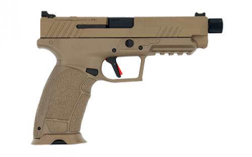 SDS Imports PX-9 Gen 3 Tactical, Striker Fired, Semi-automatic, Polymer Frame Pistol, Full Size, 9MM, 5.1 Barrel - Threaded, Cerakote Finish, Flat Dark Earth, Trigger Safety, Fiber Optic Front Sight, Optic Ready, 20 Rounds, 2 Magazines, (1) 20-Round & (1) 18-Round, Interchangeable Back Straps and Side Panels, Right Hand 15000204