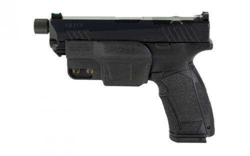 SDS Imports PX-9 Gen 3 Duty, Striker Fired, Semi-automatic, Polymer Frame Pistol, Compact, 9MM, 4.69 Barrel - Threaded, Tenifer Finish, Black, Trigger Safety, Fiber Optic Front Sight, Optic Ready, 10 Rounds, 2 Magazines, Interchangeable Back Straps and Side Panels, Right Hand PX-9DTH10