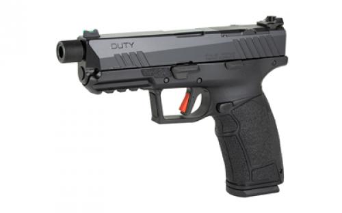 SDS Imports PX-9 Gen 3 Duty, Striker Fired, Semi-automatic, Polymer Frame Pistol, Compact, 9MM, 4.69" Barrel - Threaded, Tenifer Finish, Black, Trigger Safety, Fiber Optic Front Sight, Optic Ready, 10 Rounds, 2 Magazines, Interchangeable Back Straps and Side Panels, Right Hand PX-9DTH10