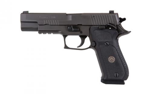 Sig Sauer P220, Legion, Single Action Only, Semi-automatic, Metal Frame Pistol, Full Size, 10MM, 5 Barrel, Alloy, Legion Gray, G10 Grips, XRAY3 Day/Night Sights, Optic Ready, Manual Thumb Safety, 8 Rounds, 3 Magazines 220R5-10-LEGION-SAO-R2