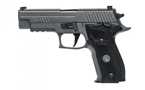 Sig Sauer P226, Legion, Single Action Only, Semi-automatic, Metal Frame Pistol, Full Size, 9MM, 4.4 Barrel, Alloy, Legion Gray, Black G10 Grips, XRAY3 Day/Night Sights, Optic Ready, Manual Thumb Safety, 10 Rounds, Master Shop Flat Trigger, 3 Magazines 226R-9-LEGION-SAO-R2