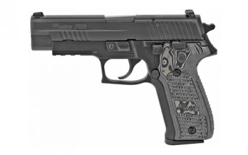 Sig Sauer P226, Extreme, California Compliant, Double Action/Single Action, Semi-automatic, Metal Frame Pistol, Full Size, 9MM, 4.4 Barrel, Alloy, Nitron Finish, Black, G10 Grips, Night Sights, Decocker, 10 Rounds, Short Reset Trigger, 2 Magazines 226R-9-XTM-BLKGRY-CA