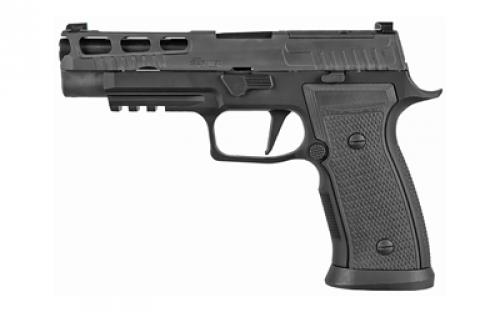 Sig Sauer P320 AXG Pro, Striker Fired, 9mm, 4.7 Barrel, Hogue G10 Grips, Black Nitron Finish, Optic Ready Pro Cut Slide, X-Ray 3 Night Sights, 17Rd, 2 Magazines 320AXGF-9-BXR3-PRO-R2