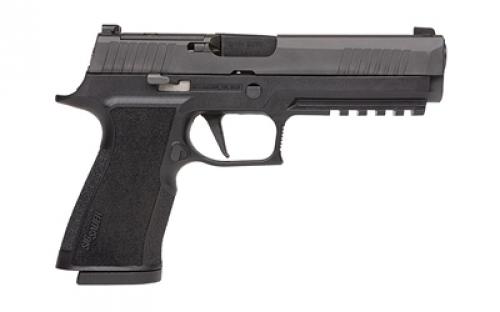 Sig Sauer P320 XTEN, Striker Fired, Semi-automatic, Polymer Frame Pistol, Full Size, 10MM, 5" Barrel, Nitron Finish, Black, Optics Ready, Trijicon RMR Footprint, XRAY3 Night Sights, 15 Rounds, 2 Magazines 320X5-10-BXR3-R2