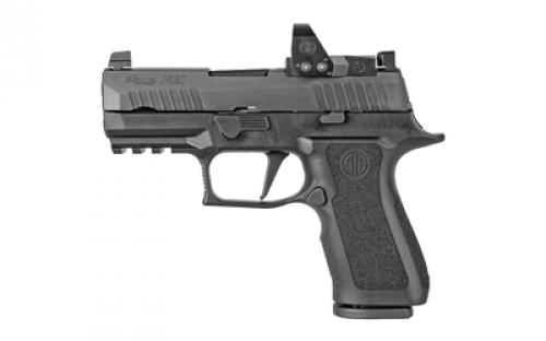 Sig Sauer P320, X-Compact, Striker Fired, Semi-automatic, Polymer Frame Pistol, 9MM, 3.6 Barrel, Nitron Finish, Black, Modular X Grip, XRAY3 Night Sights w/ R2 Base Plate, 10 Rounds, XSeries Flat Trigger, ROMEO1 PRO, 2 Magazines 320XC-9-BXR3-RXP-10