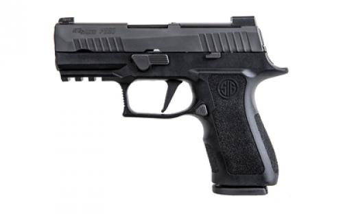 Sig Sauer P320, X-Compact, Striker Fired, Semi-automatic, Polymer Frame Pistol, 9MM, 3.6 Barrel, Nitron Finish, Black, Modular X Grip, XRAY3 Night Sights, 15 Rounds, XSeries Flat Trigger, Optics Ready w/ R2 Base Plate, 2 Magazines 320XC-9-BXR3P-R2