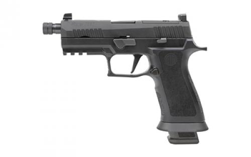 Sig Sauer P320 X-Carry, TALO, NSF, Semi-automatic Pistol, Striker Fired, Full Size, 9MM, 4.6 Threaded Barrel, 1/2X28, Black, Optics Ready, Suppressor Height X-Ray 3 Sights, 21 Rounds, 3 Mags 320XCA-9-BXR3P-TB-NSF