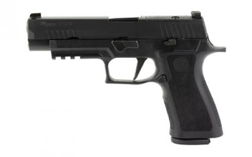 Sig Sauer P320XF, Striker Fired, Semi-automatic, Polymer Frame Pistol, Full Size, 9MM, 4.7 Barrel, Polymer Frame, Nitron Finish, Black, XSeries Flat Trigger, XRAY3 Night Sights w/R2 Base Plate. 17 Rounds, 2 Magazines 320XF-9-BXR3P-R2