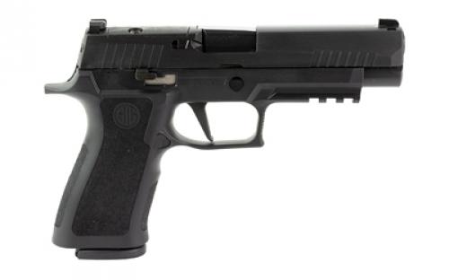 Sig Sauer P320XF, Striker Fired, Semi-automatic, Polymer Frame Pistol, Full Size, 9MM, 4.7" Barrel, Polymer Frame, Nitron Finish, Black, XSeries Flat Trigger, XRAY3 Night Sights w/R2 Base Plate. 17 Rounds, 2 Magazines 320XF-9-BXR3P-R2