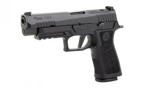 Sig Sauer P320XF, Striker Fired, Semi-automatic, Polymer Frame Pistol, Full Size, 9MM, 4.7" Barrel, Polymer Frame, Nitron Finish, Black, XSeries Flat Trigger, XRAY3 Night Sights w/R2 Base Plate. 17 Rounds, 2 Magazines 320XF-9-BXR3P-R2