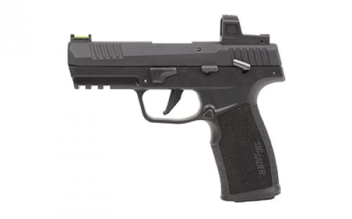 Sig Sauer P322, Semi-automatic, Single Action Only, Polymer Frame Pistol, Full Size, 22 LR, 4 Barrel, Anodized Finish, Black, Adjustable Fiber Optic Sights, Optic Ready, Threaded Barrel Adapter, Romeo Zero Elite, 20 Rounds, 2 Magazines 322C-B-RXZE