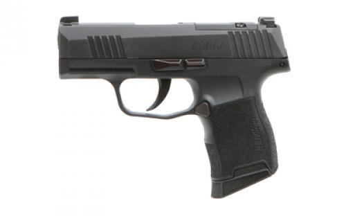 Sig Sauer P365, Striker Fired, Semi-automatic, Polymer Frame Pistol, Sub-Compact, 9MM, 3.1 Barrel, Nitron Finish, Black, XRAY3 Day/Night Sights, 2 Magazines, 1 Flush Fit 10 Round Magazine and 1 Extended 10 Round Magazine 365-9-BXR3P