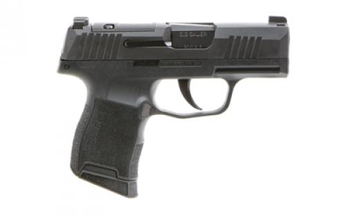 Sig Sauer P365, Striker Fired, Semi-automatic, Polymer Frame Pistol, Sub-Compact, 9MM, 3.1" Barrel, Nitron Finish, Black, XRAY3 Day/Night Sights, 2 Magazines, 1 Flush Fit 10 Round Magazine and 1 Extended 10 Round Magazine 365-9-BXR3P