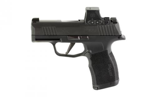Sig Sauer P365X, Striker Fired, Semi-automatic, Polymer Frame Pistol, Sub-Compact, 9MM, 3.1 Barrel, Nitron Finish, Black, XRAY3 Day/Night Sights, XSeries Flat Trigger, Romeo-X Compact Optic, 10 Rounds, 2 Magazines 365X-9-BXR3-RXX-10