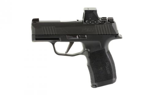 Sig Sauer P365X, Striker Fired, Semi-automatic, Polymer Frame Pistol, Sub-Compact, 9MM, 3.1 Barrel, Nitron Finish, Black, XRAY3 Day/Night Sights, XSeries Flat Trigger, Romeo-X Compact Optic, 12 Rounds, 2 Magazines 365X-9-BXR3-RXX