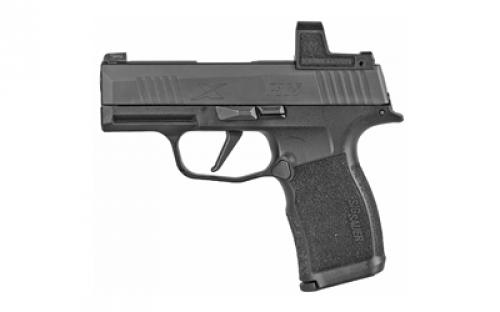 Sig Sauer P365X, Striker Fired, Semi-automatic, Polymer Frame Pistol, Sub-Compact, 9MM, 3.1 Barrel, Nitron Finish, Black, XRAY3 Day/Night Front Sight, 12 Rounds, XSeries Flat Trigger, Romeo Zero 3 MOA Reflex Optic, 2 Magazines 365X-9-BXR3-RXZE