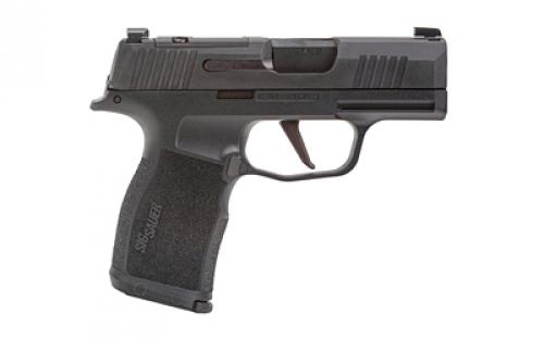 Sig Sauer P365X, Striker Fired, Semi-automatic, Polymer Framed Pistol, Sub-Compact, 9MM, 3.1" Barrel, Matte Finish, Black, X-Ray 3 Night Sights, Optic Ready, 10Rounds, 2 Magazines 365X-9-BXR3P-10