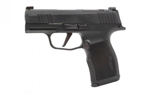 Sig Sauer P365X, Striker Fired, Semi-automatic, Polymer Framed Pistol, Sub-Compact, 9MM, 3.1 Barrel, Matte Finish, Black, X-Ray 3 Night Sights, Optic Ready, Manual Safety, 12 Rounds, 2 Magazines 365X-9-BXR3P-MS