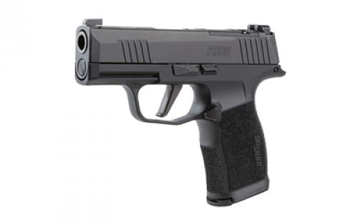 Sig Sauer P365X, Striker Fired, Polymer Frame Pistol, Subcompact, 9MM, 3.1 Barrel, Matte Finish, Black, X-Ray 3 Night Sights, Optic Ready, 12 Rounds, 2 Magazines, Includes Texas Ranger Engraving on Slide and Challenge Coin 365X-9-BXR3P-TR