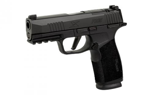 Sig Sauer P365, XMacro, Striker Fired, Semi-automatic, Polymer Framed Pistol, Sub-Compact, 9MM, 3.7" Barrel, Nitron Finish, Black, XRAY3 Day/Night Sights, Optic Ready, Manual Safety, 17 Rounds, 2 Magazines 365XCA-9-BXR3-MS