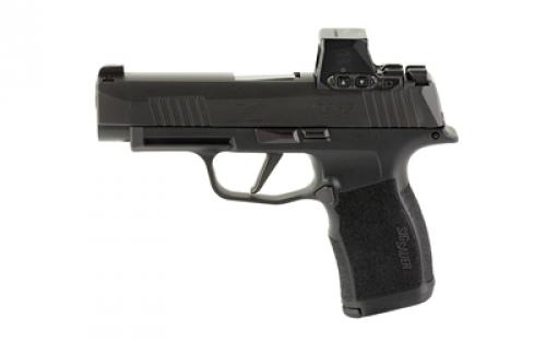 Sig Sauer P365XL, Striker Fired, Semi-automatic, Polymer Frame Pistol, Sub-Compact, 9MM, 3.7 Barrel, Nitron Finish, Black, XRAY3 Day/Night Sights, XSeries Flat Trigger, Romeo-X Compact Optic, 10 Rounds, 2 Magazines 365XL-9-BXR3-RXX-10