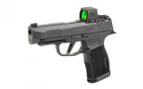 Sig Sauer P365XL, Striker Fired, Semi-automatic, Polymer Frame Pistol, Sub-Compact, 9MM, 3.7" Barrel, Nitron Finish, Black, XRAY3 Day/Night Sights, XSeries Flat Trigger, Romeo-X Compact Optic, 12 Rounds, 2 Magazines 365XL-9-BXR3-RXX