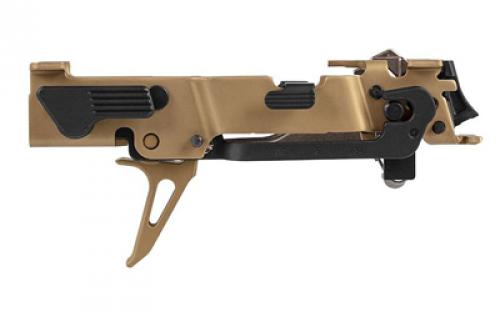Sig Sauer Fire Control Unit, Fits P320, Titanium Nitride Finish, Gold, Compatible with 9mm/40 S&W/357 Sig, Skeletonized Flat Blade Trigger 8900160