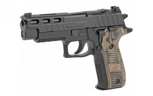 Sig Sauer P226, Pro-Cut, DA/SA, Full Size, 9MM, 4.4" Barrel, Black Hard Coat Anodized, Piranha G10 G-Mascus Grips, X-RAY3 Day/Night Sights, Optic Ready, 20 Rounds, 3 Magazines, One 15 Round Magazine and Two 20 Round Magazines E26R-9-BXR3-PRO-R2