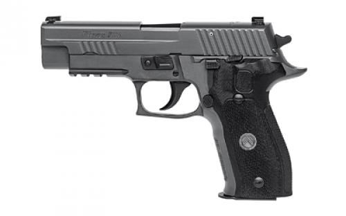 Sig Sauer P226, Legion, Double Action/Single Action, Semi-automatic, Metal Frame Pistol, Full Size, 9MM, 4.4 Barrel, Alloy, Legion Gray, Black G10 Grips, XRAY3 Day/Night Sights, Optic Ready, Decocker, 15 Rounds, P-SAIT Trigger 3 Magazines E26R-9-LEGION-R2