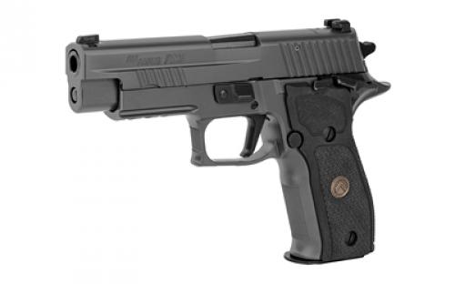 Sig Sauer P226, Legion SAO RXP, Single Action Only, Semi-automatic, Metal Frame Pistol, Full Size, 9MM, 4.4" Barrel, Alloy, Legion Gray, G10 Grips, XRAY3 Day/Night Sights, 15 Rounds, ROMEO1 PRO Reflex Optic, 3 Magazines E26R-9-LEGION-SAO-RXP