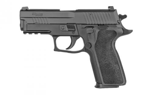 Sig Sauer P229, Double Action/Single Action, Semi-automatic, Metal Frame Pistol, Compact, 9MM, 3.9 Barrel, Alloy, Nitron Finish, Black, SIGLITE Night Sights, Decocker, 15 Rounds, SRT Trigger, 2 Magazines E29R-9-BSE