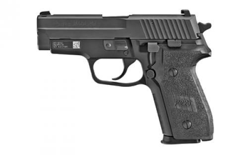Sig Sauer M11-A1, Double Action/Single Action, Semi-automatic, Metal Frame Pistol, Compact, 9MM, 3.9 Barrel, Alloy, Nitron Finish, Black, Polymer Grips, SIGLITE Night Sights, Decocker, 15 Rounds, Short Reset Trigger, 3 Magazines M11-A1