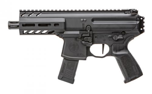 Sig Sauer MPX, Semi-automatic Pistol, 9MM, 4.5 Barrel, Black, 35 Rounds, 1 Magazine MPX-4B-9-NB