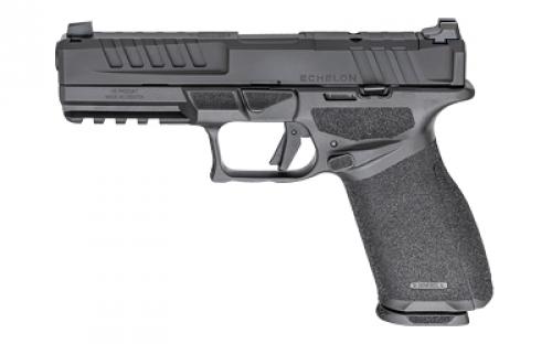 Springfield Echelon, Semi-automatic, Striker Fired, Polymer Framed Pistol, Full Size, 9MM, 4.5 Barrel, Melonite Finish, Black, Optics Ready Slide, 3 Dot Tritium Night Sights, 2 Magazines, (1)-17 Round and (1)-20 Round, BLEM (Damaged Box) EC9459B-3D