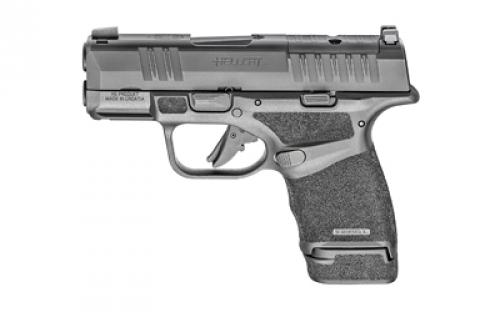 Springfield Hellcat, OSP, Striker Fired, Semi-automatic, Polymer Frame Pistol, Sub-Compact, 9MM, 3 Hammer Forged Barrel, Melonite Finish, Black, Textured Grip, Tritium Front Sight, Tactical Rack Rear Sight, Optics Ready, 2 Magazines, (4) 11-Round and (1) 13-Round, Includes Range Bag HC9319BOSPGU23