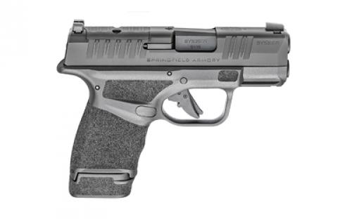 Springfield Hellcat, OSP, Striker Fired, Semi-automatic, Polymer Frame Pistol, Sub-Compact, 9MM, 3" Hammer Forged Barrel, Melonite Finish, Black, Textured Grip, Tritium Front Sight, Tactical Rack Rear Sight, Optics Ready, 2 Magazines, (4) 11-Round and (1) 13-Round, Includes Range Bag HC9319BOSPGU23