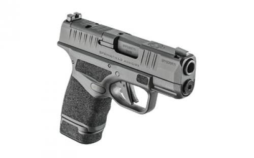 Springfield Hellcat, OSP, Striker Fired, Semi-automatic, Polymer Frame Pistol, Sub-Compact, 9MM, 3" Hammer Forged Barrel, Melonite Finish, Black, Textured Grip, Tritium Front Sight, Tactical Rack Rear Sight, Optics Ready, 10 Rounds, 5 Magazines, Includes Range Bag HC9319BOSPLCGU23