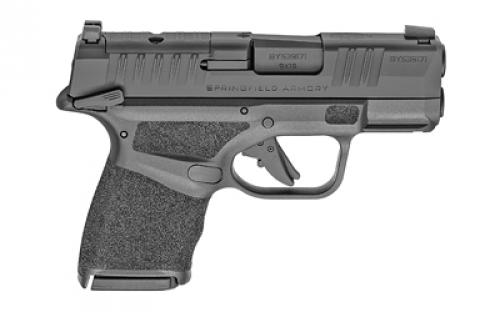 Springfield Hellcat, OSP, Striker Fired, Semi-automatic, Polymer Frame Pistol, Sub-Compact, 9MM, 3 Hammer Forged Barrel, Melonite Finish, Black, Textured Grips, Tritium Night Sights, Manual Thumb Safety, 13 Rounds, Optics Ready, 2 Magazines HC9319BOSPMS