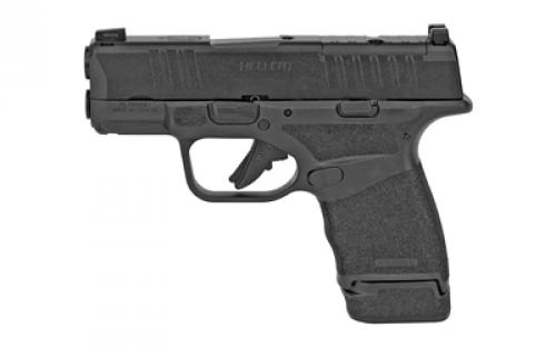 Springfield Hellcat, OSP, Striker Fired, Semi-automatic, Polymer Frame Pistol, Sub-Compact, 9MM, 3 Hammer Forged Barrel, Melonite Finish, Black, Textured Grip, Tritium Front Sight, Tactical Rack Rear Sight, Optics Ready, 2 Magazines, (1) 11-Round and (1) 13-Round HC9319BOSP
