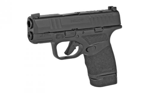 Springfield Hellcat, OSP, Striker Fired, Semi-automatic, Polymer Frame Pistol, Sub-Compact, 9MM, 3" Hammer Forged Barrel, Melonite Finish, Black, Textured Grip, Tritium Front Sight, Tactical Rack Rear Sight, Optics Ready, 2 Magazines, (1) 11-Round and (1) 13-Round HC9319BOSP