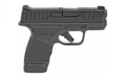Springfield Hellcat, Striker Fired, Semi-automatic, Polymer Frame Pistol, Sub-Compact, 9MM, 3" Hammer Forged Barrel, Melonite Finish, Black, Textured Grip, Tritium Front Sight, Tactical Rack Rear Sight, 2 Magazines, (1) 11-Round and (1) 13-Round HC9319B