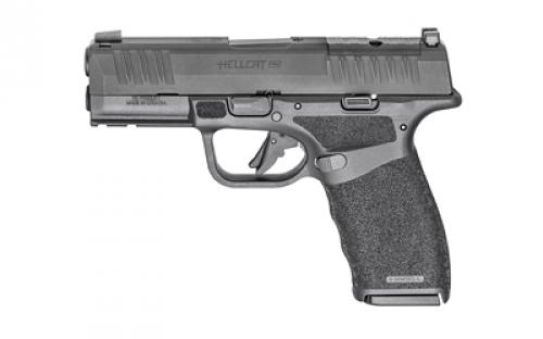 Springfield Hellcat Pro, Striker Fired, Semi-automatic, Polymer Frame Pistol, 9MM, 3.7 Hammer Forged Barrel, Melonite Finish, Black Polymer Frame, Textured Grip, Tritium Front Sight, Tactical Rack Rear Sight, 15 Rounds, 2 Magazines HCP9379BOSP-15